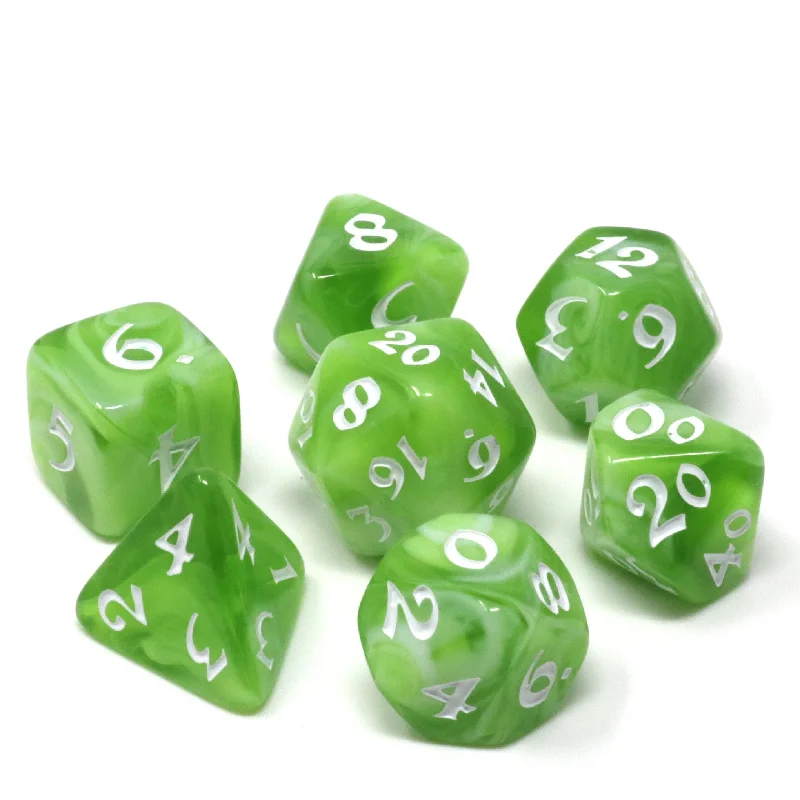 Die Hard Dice RPG Polyhedral Dice Set - Elessia Verdant Vista [7ct]