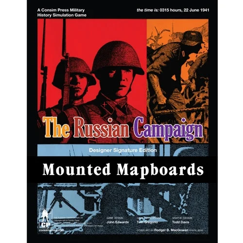 The Russian Campaign: Deluxe 5th Edition - Mounted Mapboards (GMT Games)